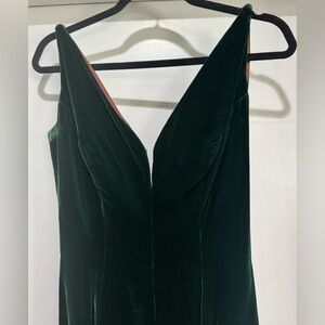 Vintage 1940s velvet gown bombshell holiday